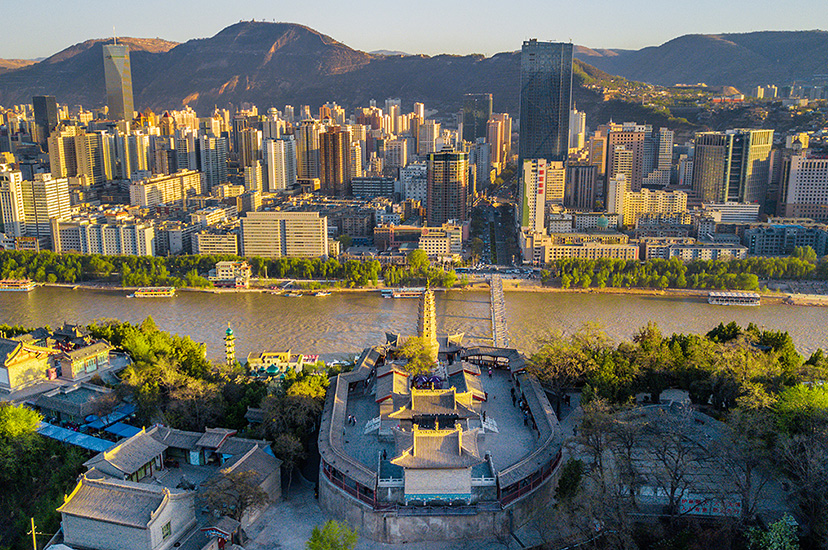 蘭州　白塔山公園