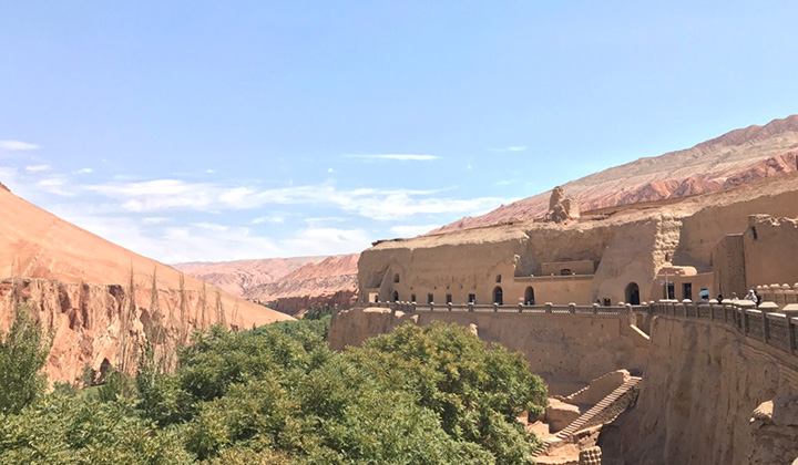 新疆　トルファン ベゼクリク千仏洞