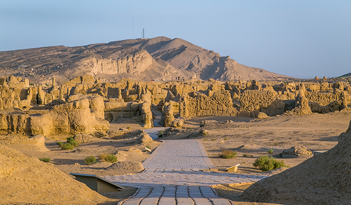 新疆　トルファン 交河故城