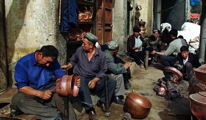 新疆　カシュガル 職人街