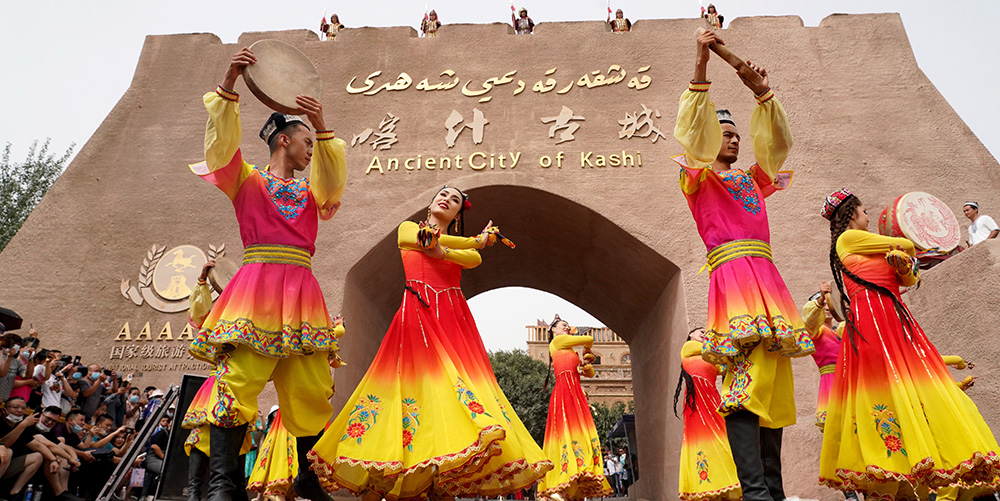 新彊カシュガル カシュガル旧市街(喀什古城)