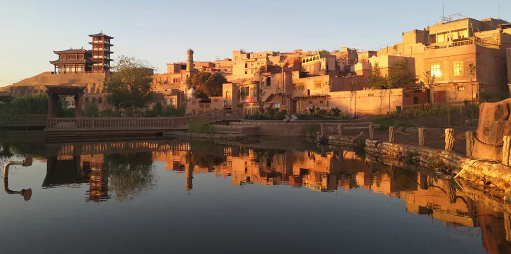 新彊カシュガル カシュガル旧市街(喀什古城)