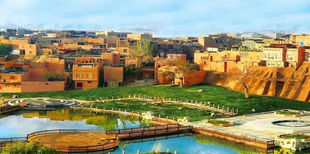 新彊カシュガル カシュガル旧市街(喀什古城)