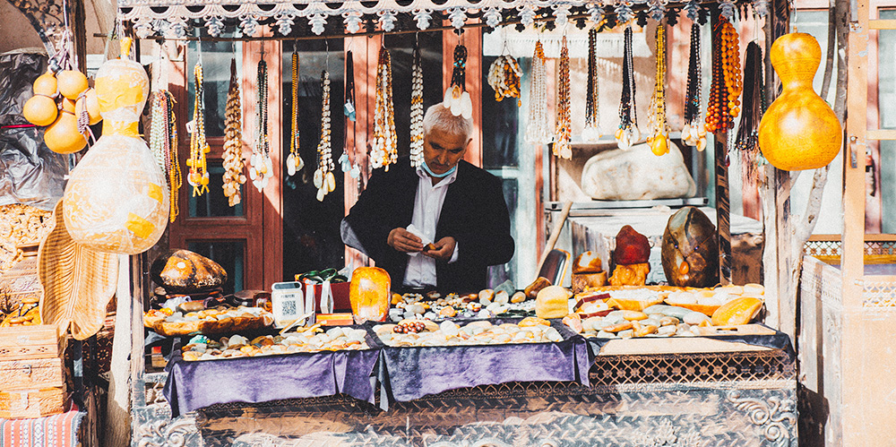 新彊カシュガル カシュガル旧市街(喀什古城)