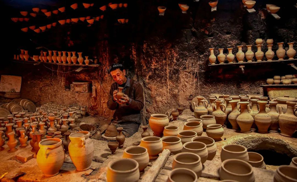 新彊カシュガル カシュガル旧市街(喀什古城)