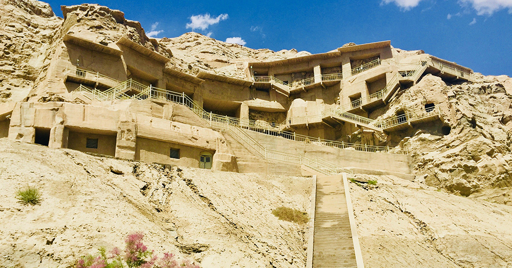 新彊クチャ キジル千仏洞