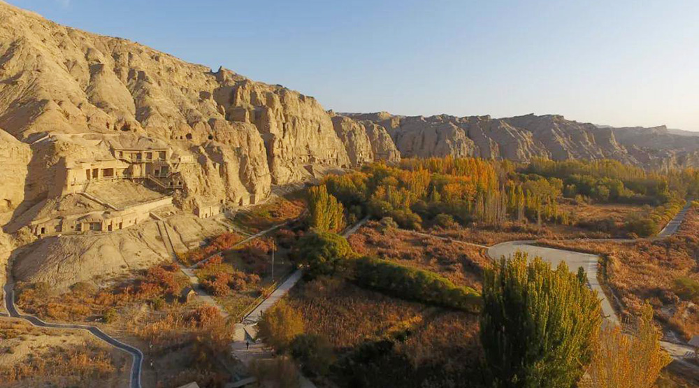 新彊クチャ キジル千仏洞