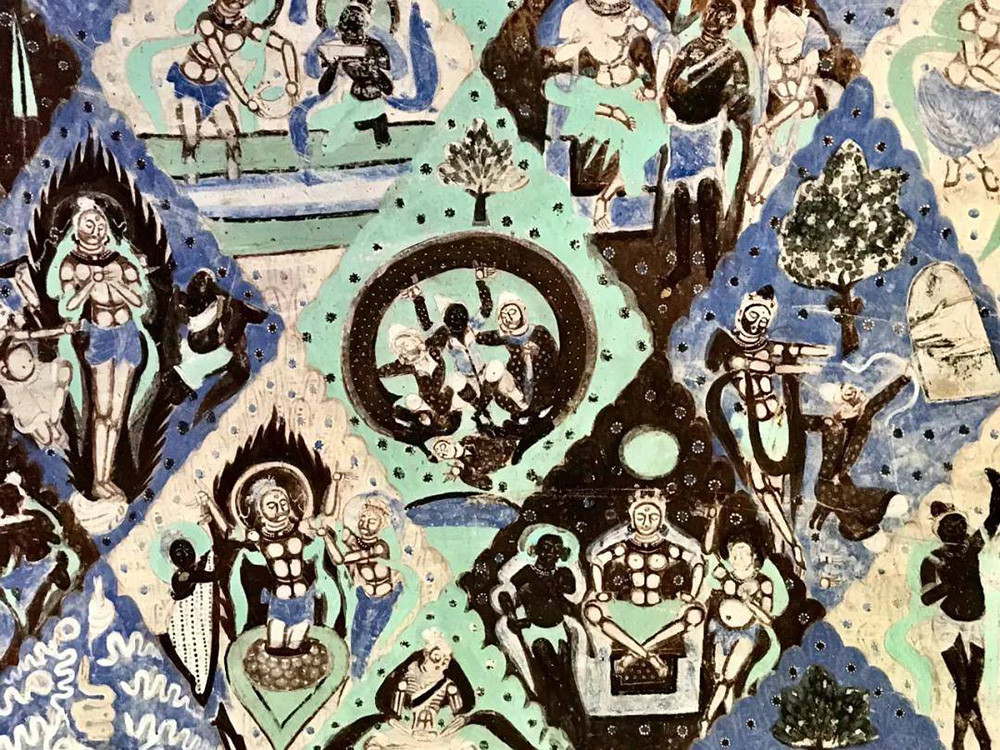 新彊クチャ キジル千仏洞