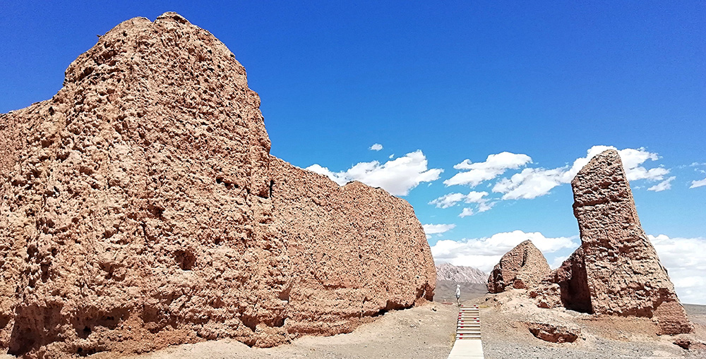 新彊クチャ　スバシ仏寺遺跡