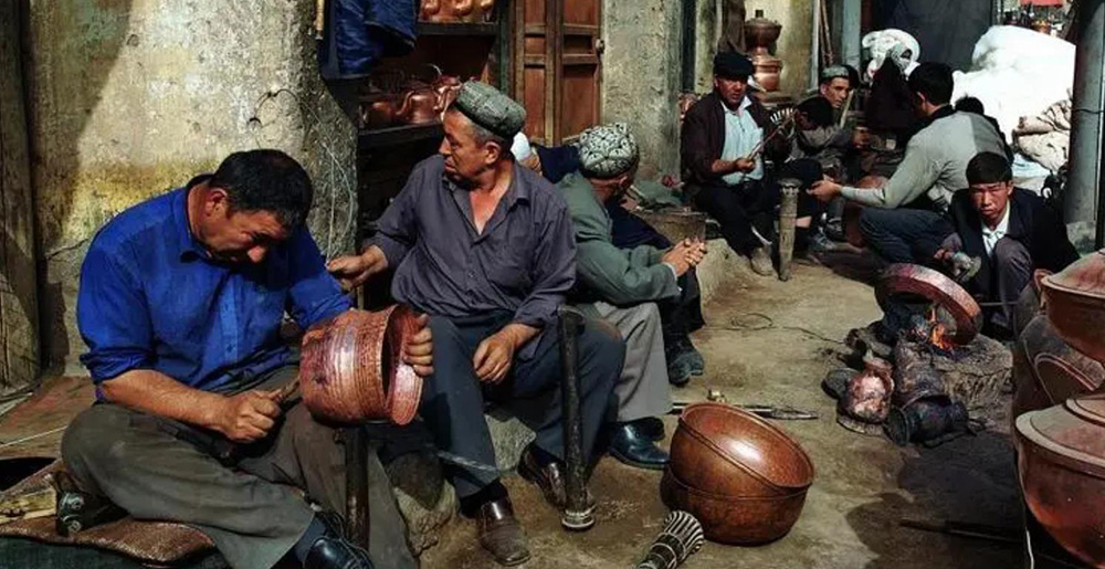 新彊カシュガル 職人街)