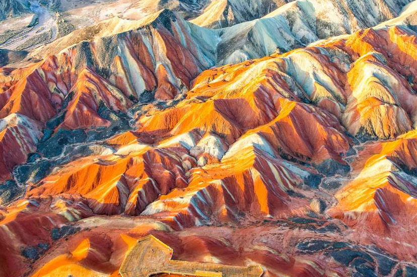 張掖　七彩丹霞